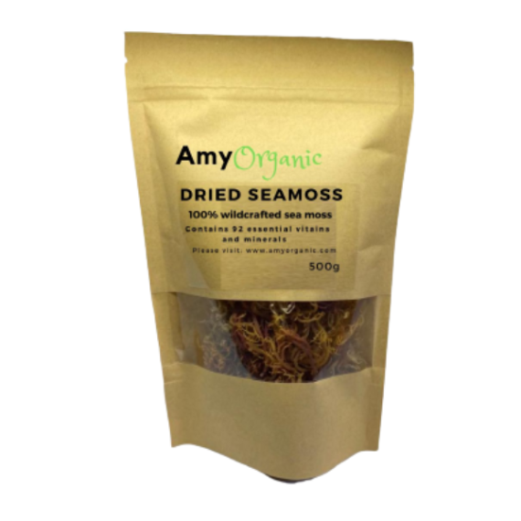 Raw Purple Sea Moss 500g- Premium Quality